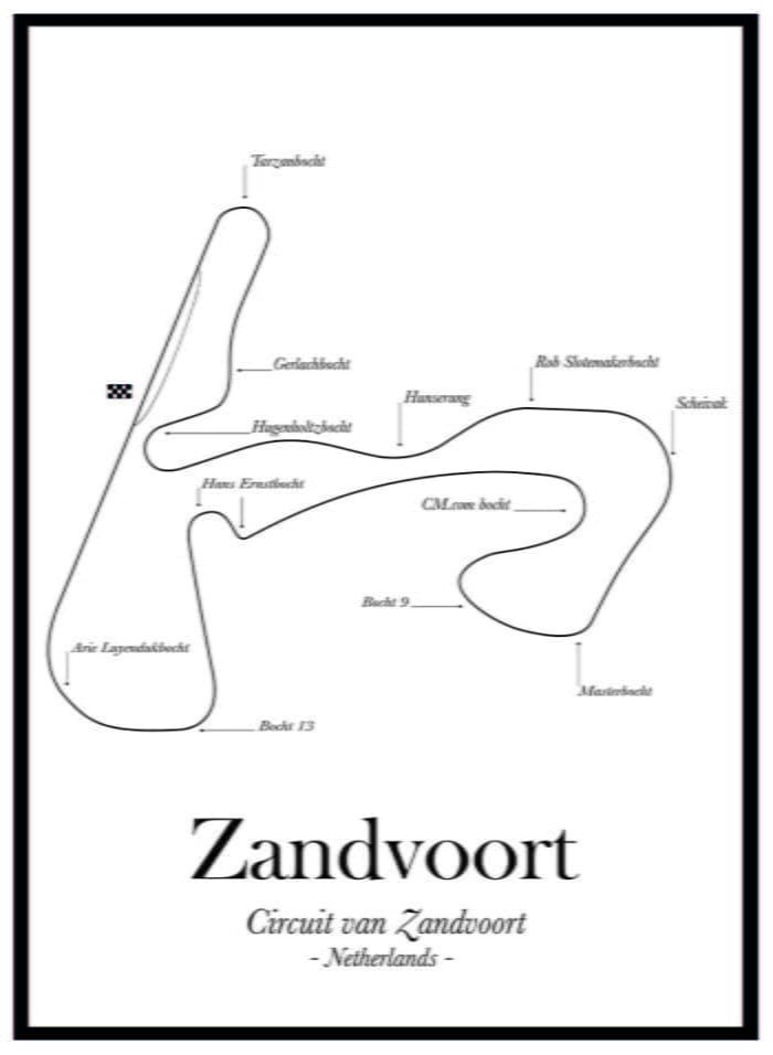 poster circuit zandvoort