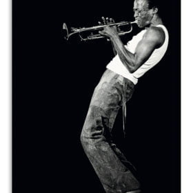 PK40 Miles Davis Afbeelding ontwerpjpg met schaduw en verkleind